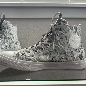Converse Chuck II HI TOPS PURE SILVER SIZE 10 M / 12 W (154889C)